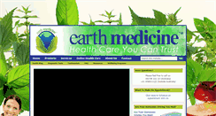 Desktop Screenshot of earthmedicine.com